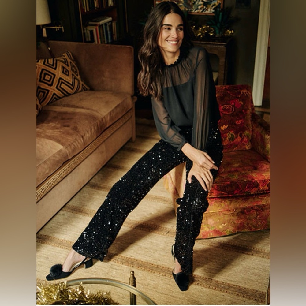 New J. McLaughlin Carter Sequin Pants size 4